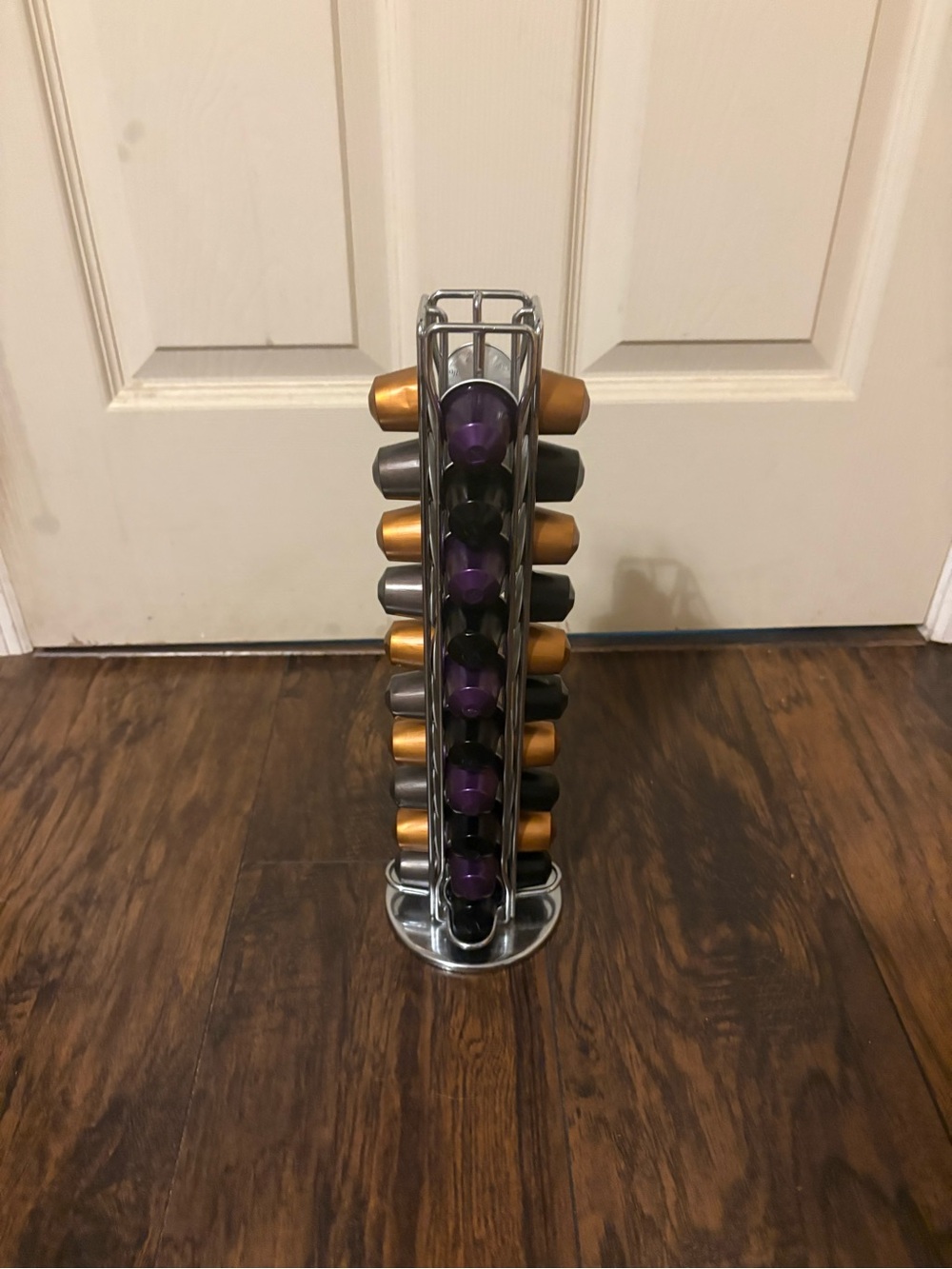 Vertical Nespresso Capsule Carousel with Mixed Capsules